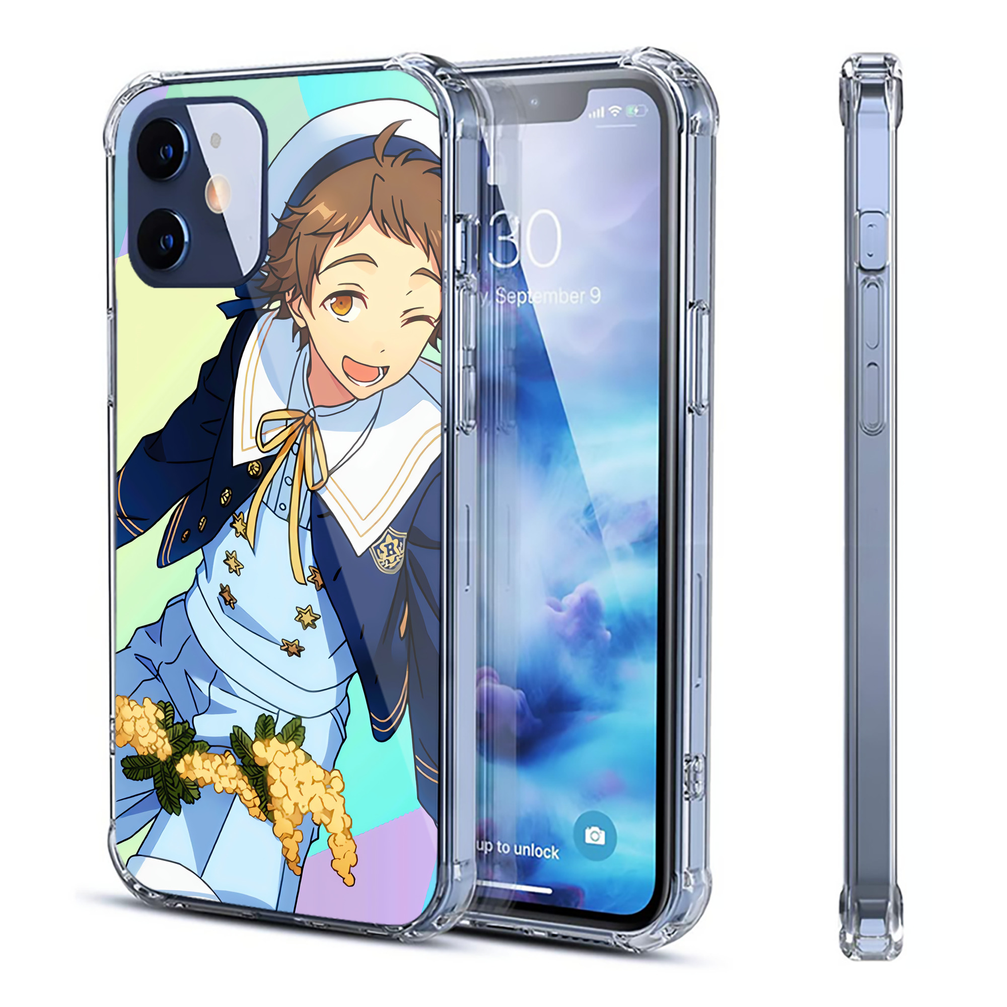 （画像用） あんさんぶるスターズ! Ensemble Stars 【iPhone 12シリーズ対応】透明スマホケース（クリアソフトケース）